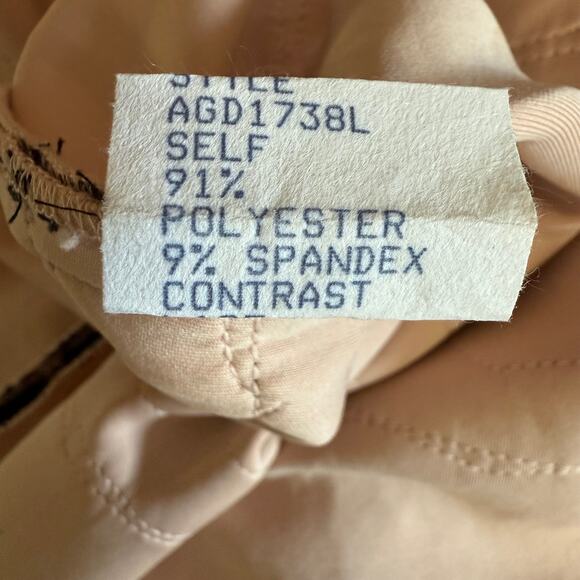 Tadashi Shoji Neoprene And Lace Cap Sleeve Gown Maxi Dress Size 12 - Picture 13 of 13